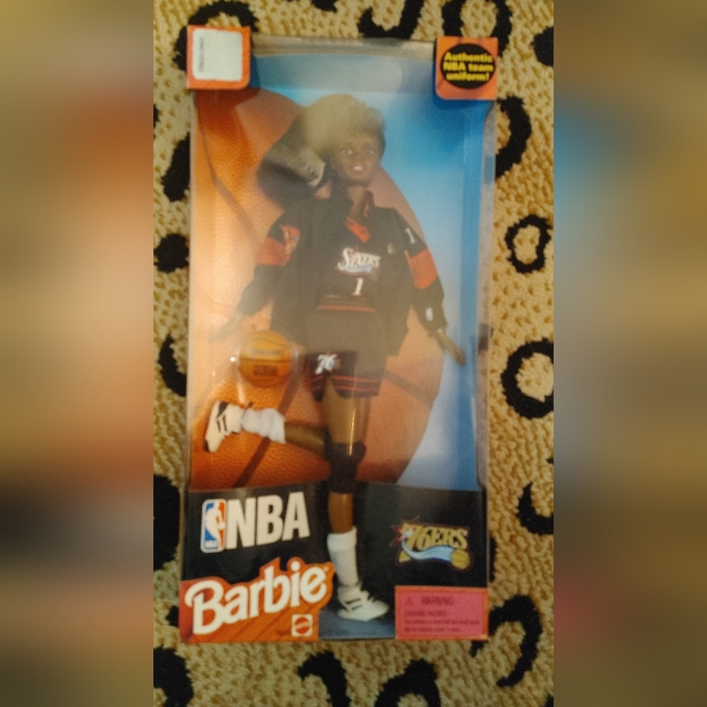 Barbie RARE African American NBA Philadelphia SIXERS Dolls 1998 Mattel  sealed